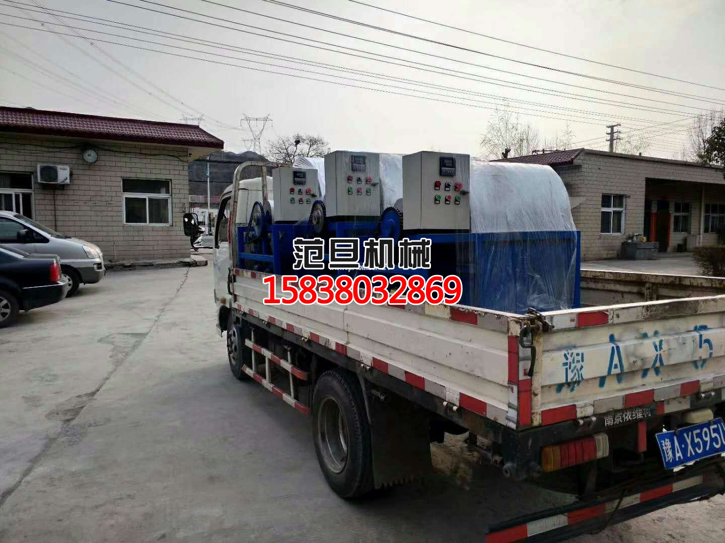 發(fā)往河北的三臺(tái)炒貨機(jī)